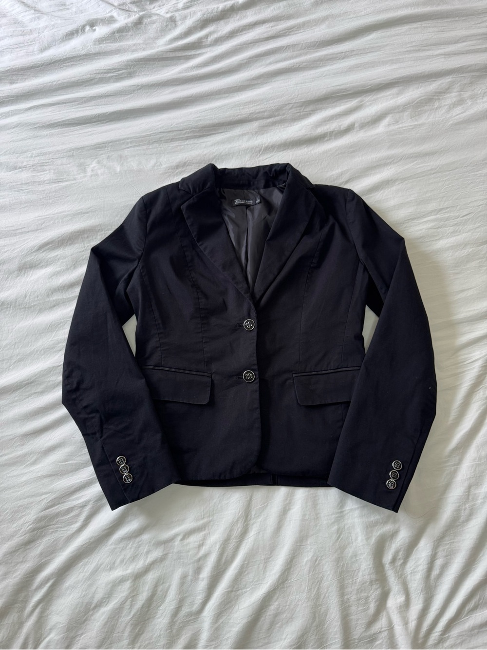 Black Women's Tailored Blazer Jacket
